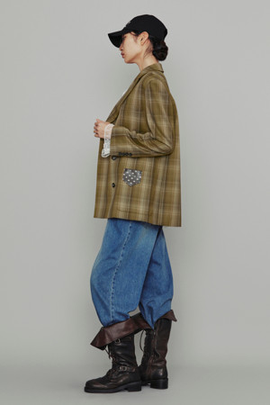 [Atelier] Pocket Button Double Jacket (brown)