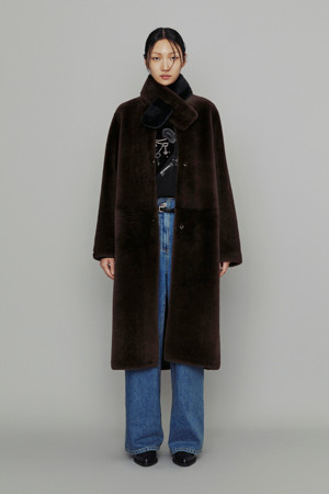 [Atelier] Option Muffler Long Mustang Coat