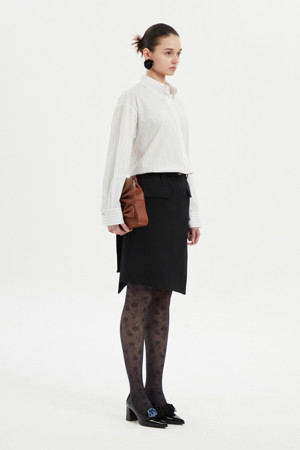 [Atelier] Waist Point H Line Midi Skirt