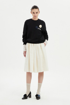 [Atelier] Embroidered Point Sweatshirt