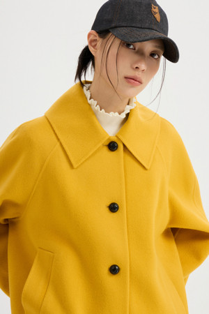 [Handmade] Collar Jumper Type Coat (mustard)