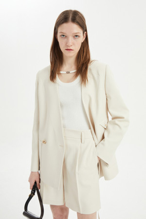 Poly V-neck Jacket