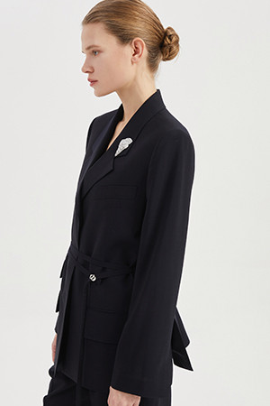 [Atelier] Wool Viscose Tailored Jacket