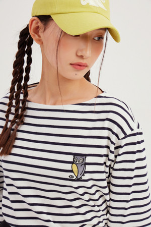 [Signature] Stripe Long-sleeve T-shirt