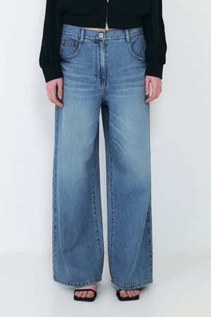 Wide Denim Pants