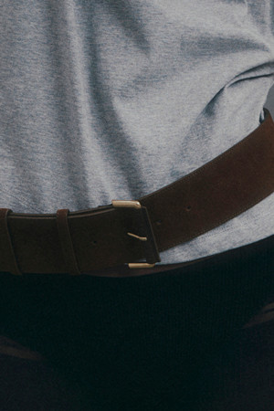 Wide Leather Belt