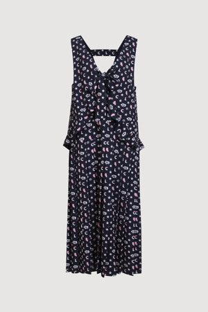 Star Chouette Print Slip Dress