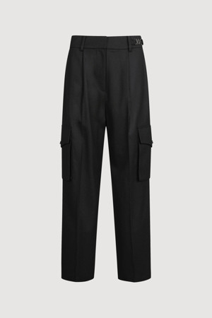 [Atelier] Out Pocket Wool Baggy Pants (black)