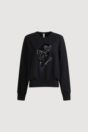 [Atelier] Chouette Point Sweatshirt (black)