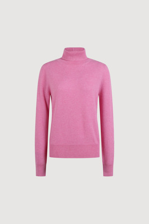 Turtleneck Cashmere Knit Pullover