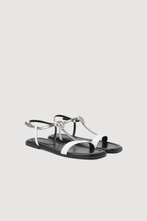 Emblem Point Strap Sandal