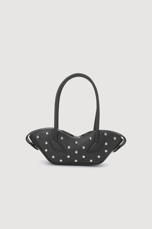 Stud Ornament Chouette Silhouette Mini Bag