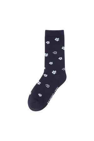 Emblem Mix Flower Jacquard Socks 