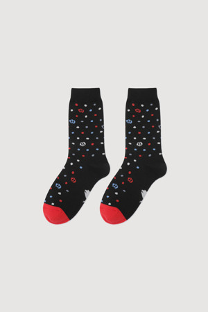 Emblem Dot Socks 