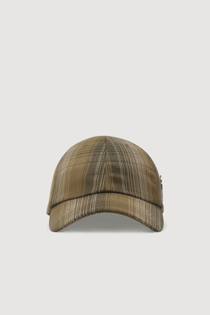 [Atelier] Chouette Stitch Checkers Ball Cap (brown) 