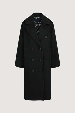 Boxy Fit Wool Double Long Coat