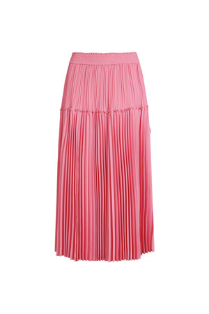 Pleats Banding Long Skirt