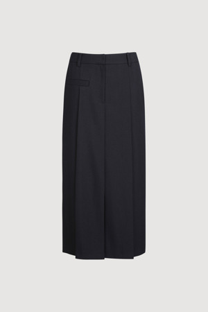 Pleats Long Skirt