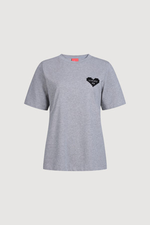 Pixel Heart Short-Sleeved T-Shirt