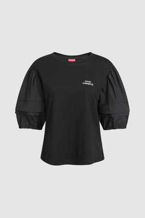 Puff Sleeve Block T-shirt