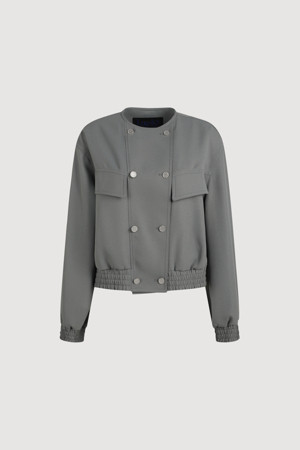 Double Button Blouson Jumper