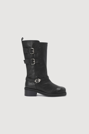 Vegetable Middle Biker Boots