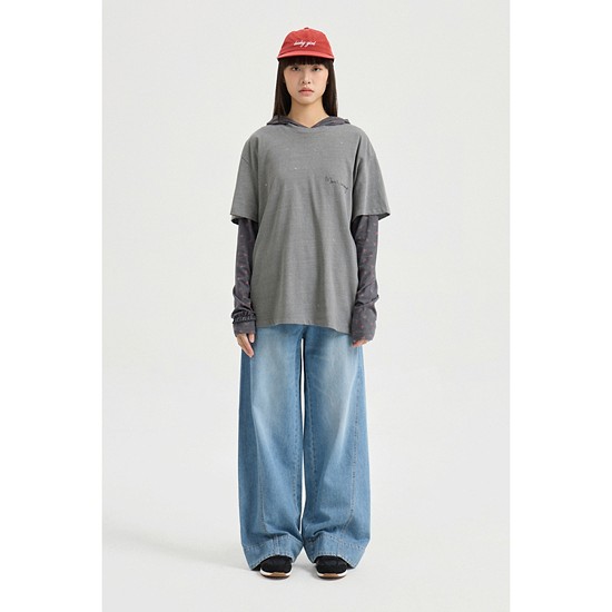 Slim-fit Hood T-shirt