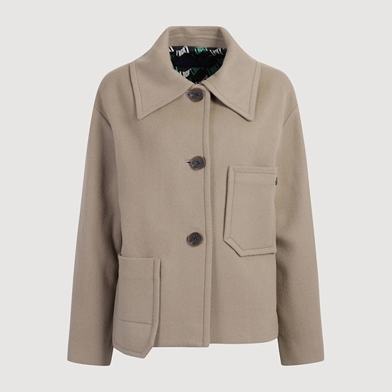 Wool Half Coat