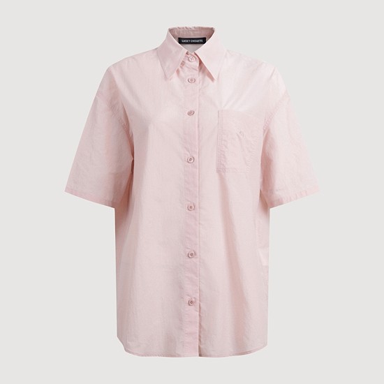 Nylon Half Sleeve Blouse