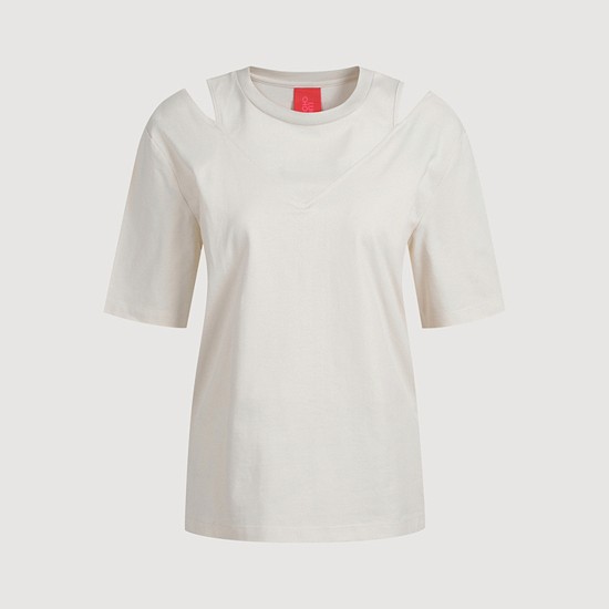 Back Point Cut Out T-shirt