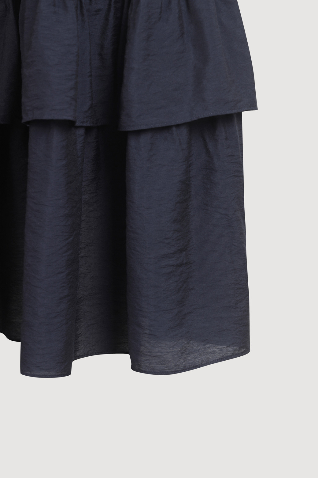 LUCKY CHOUETTE - 롱스커트 - Shirring Stripe Back Banding Long Skirt