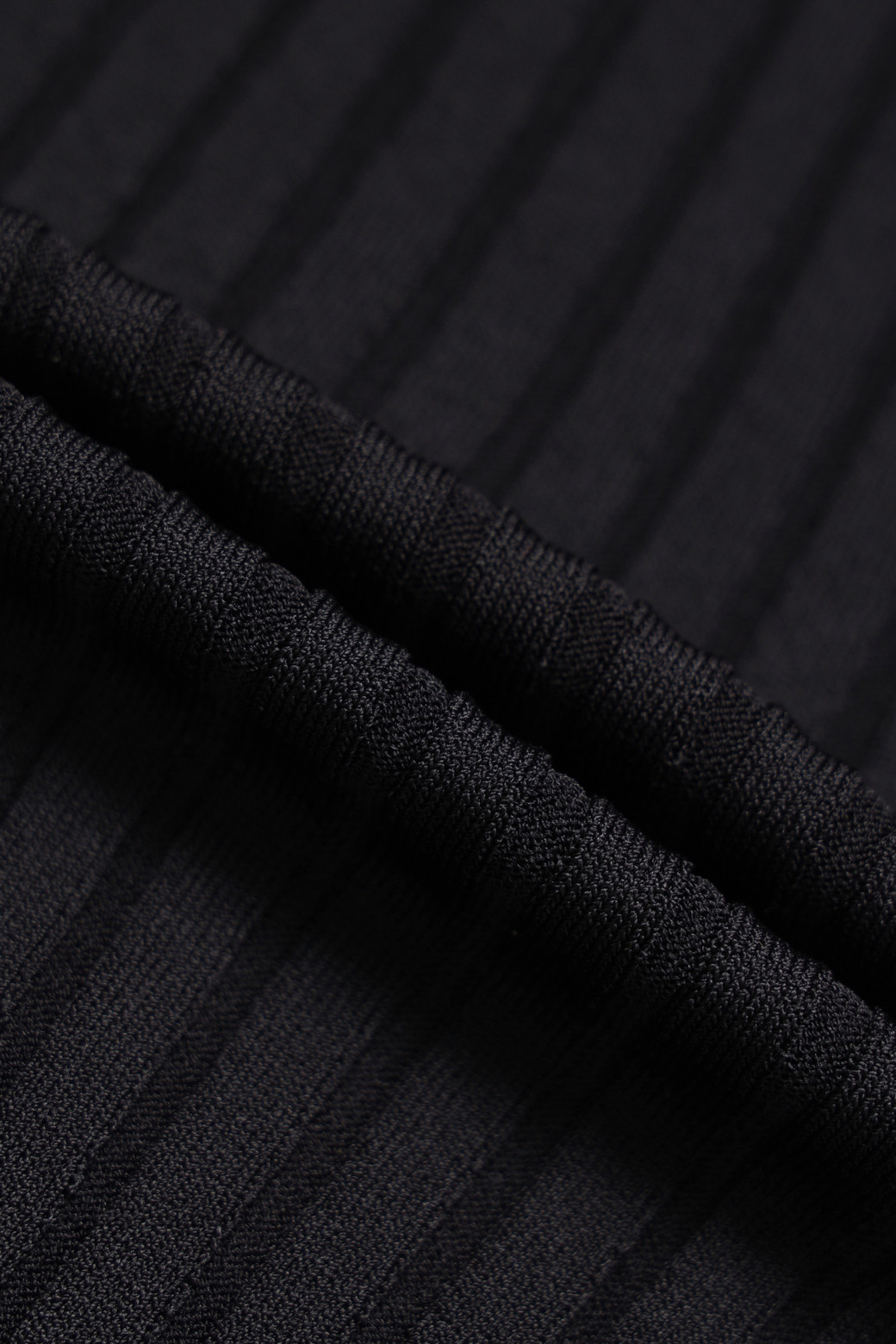 LUCKY CHOUETTE - 가디건 - Ribbed Slim Fit Knit Cardigan (black)