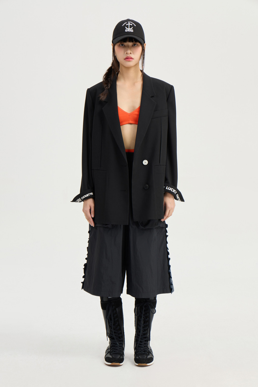 LUCKY CHOUETTE - 자켓 - [Re-Order] Pintuck Pocket Single Jacket