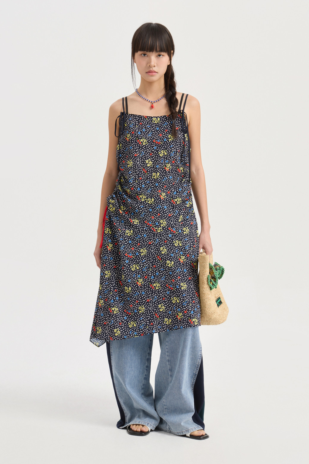 スーツ・フォーマル・ドレス flocky dot layereddockingflower motif OP WILLFULLY（ウィルフリー）の「flocky dot layered docking flower