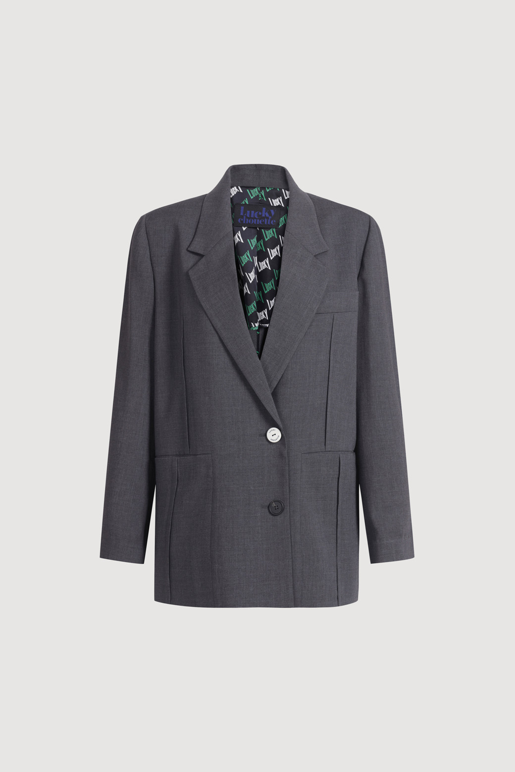 LUCKY CHOUETTE - 자켓 - [Re-Order] Pintuck Pocket Single Jacket