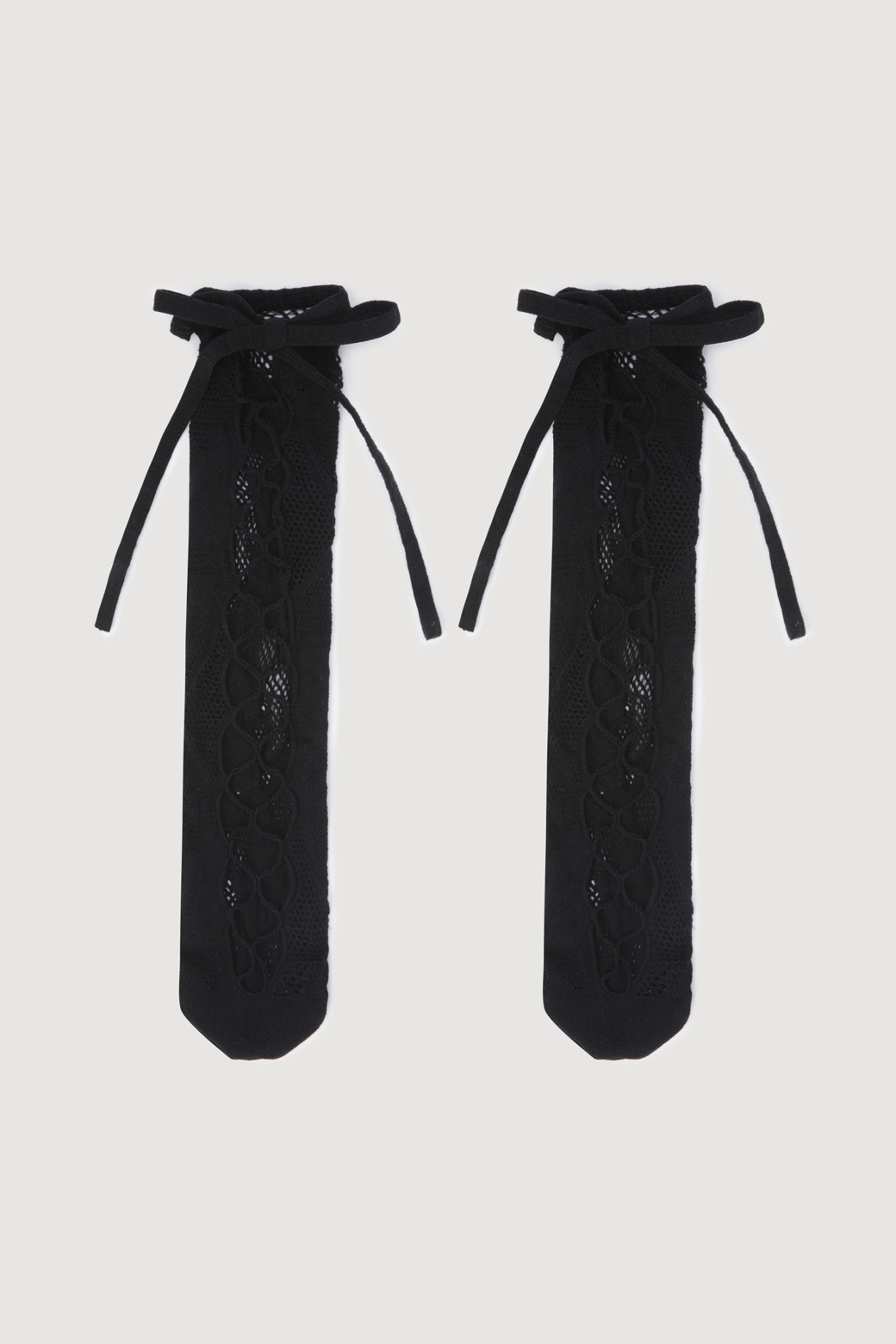 LUCKY CHOUETTE - 양말 - Lace Variation Stockings (black)