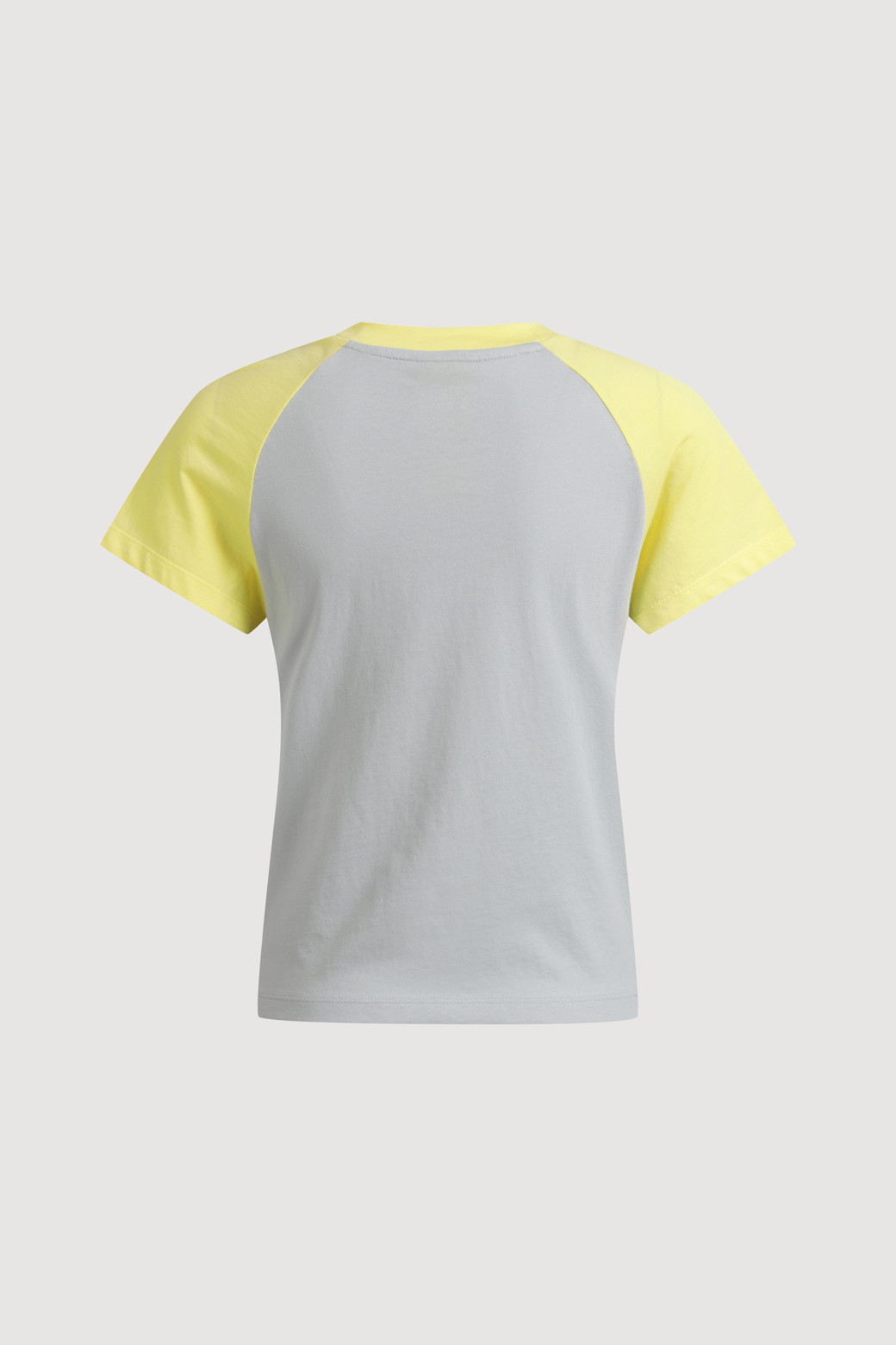 LUCKY CHOUETTE - 반소매 티셔츠 - Colored Slim Fit Half Sleeve T-shirt (mint)