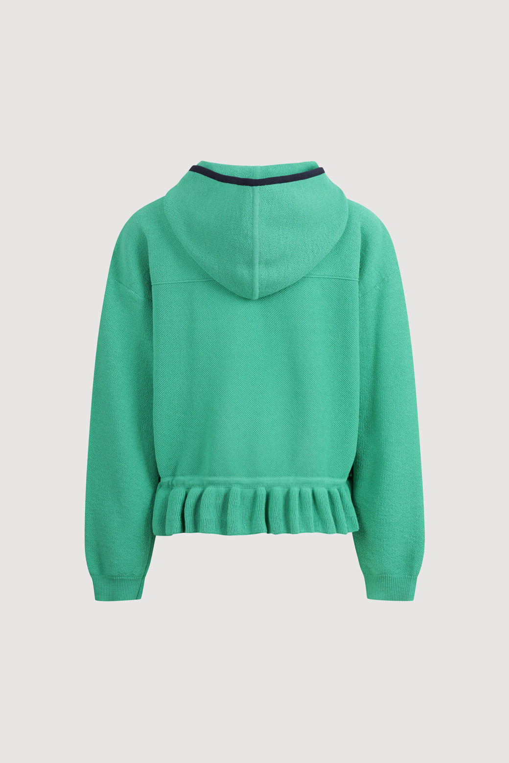 LUCKY CHOUETTE - 스웨터 - Zip Up Hood Pullover (green)