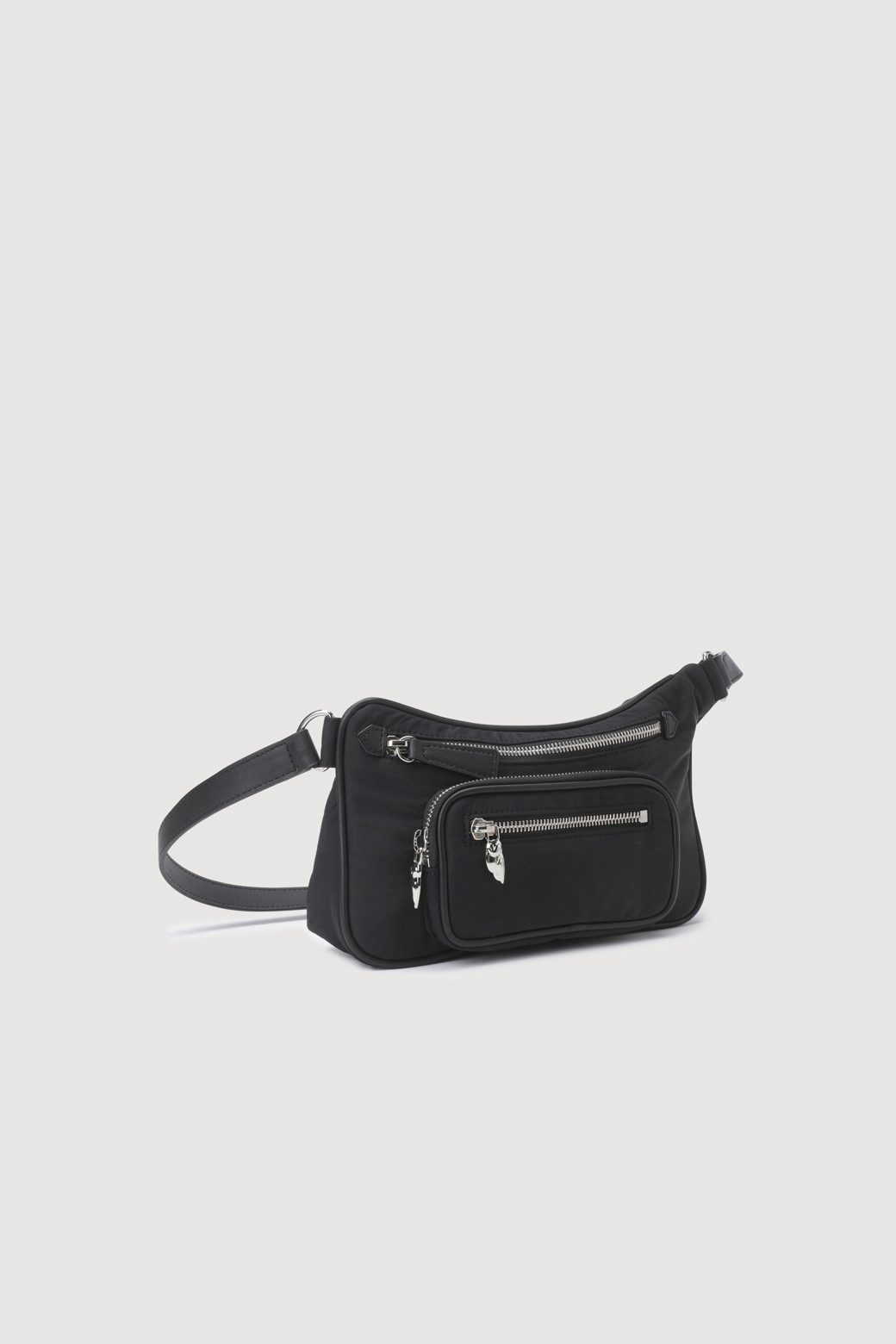LUCKY CHOUETTE - 클러치/파우치 - Square Mini Belt Bag (black)