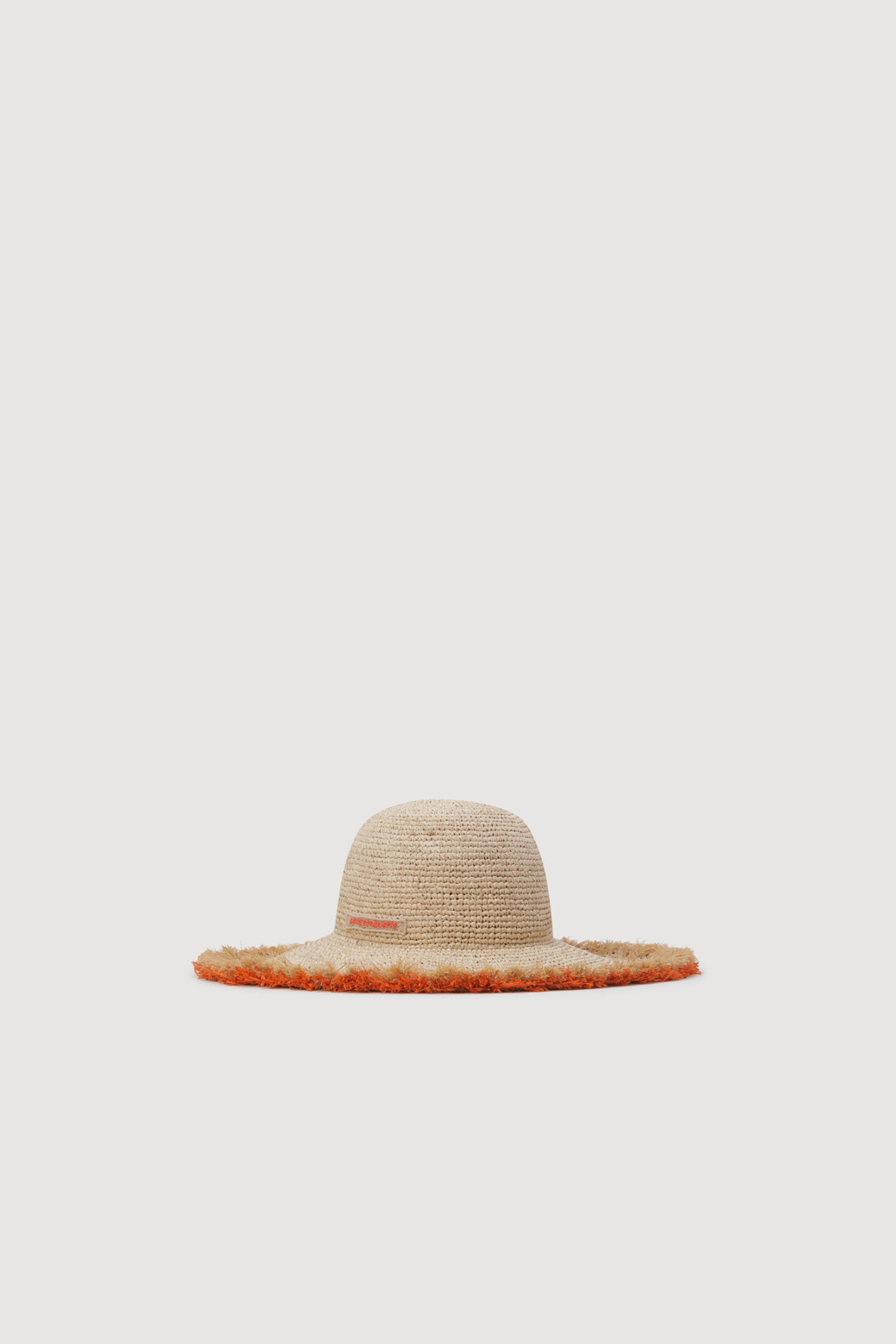 LUCKY CHOUETTE - 모자 - Color Block Wide brim Lapia Hat (beige)