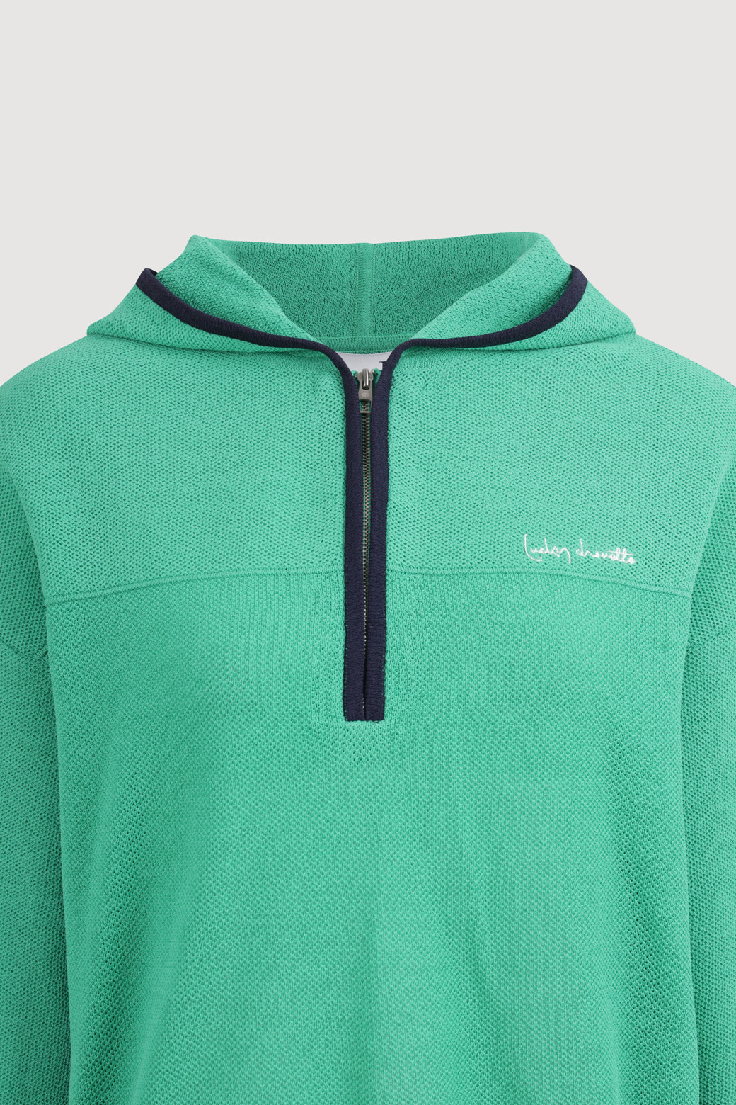 LUCKY CHOUETTE - 스웨터 - Zip Up Hood Pullover (green)