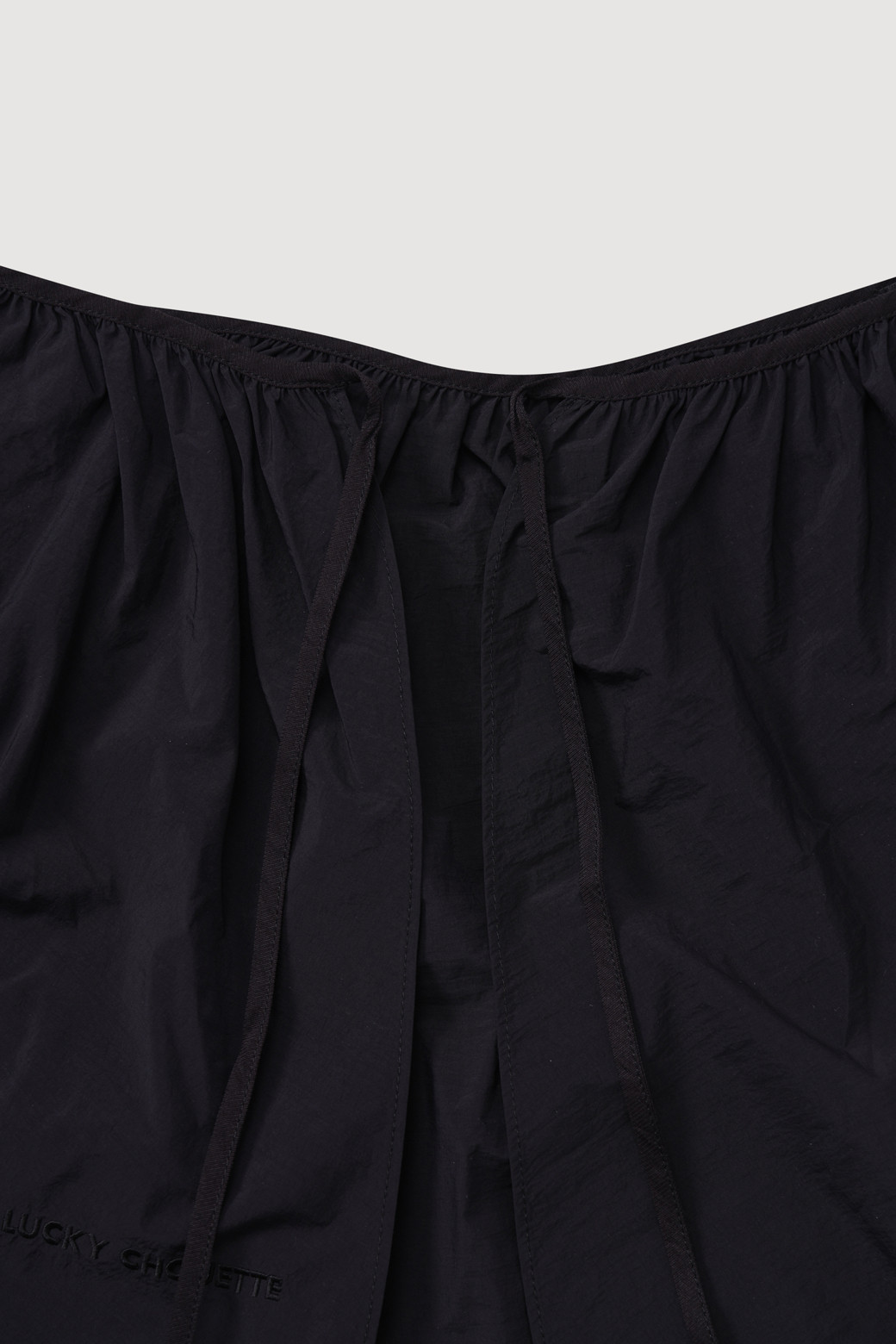 LUCKY CHOUETTE - 기타소품 - Layered Decoration Skirt (black)