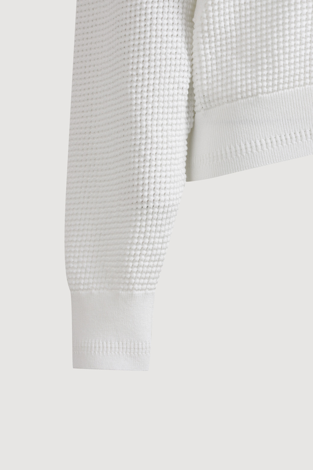LUCKY CHOUETTE - 가디건 - Sailor Crochet Knit Cardigan (ivory)