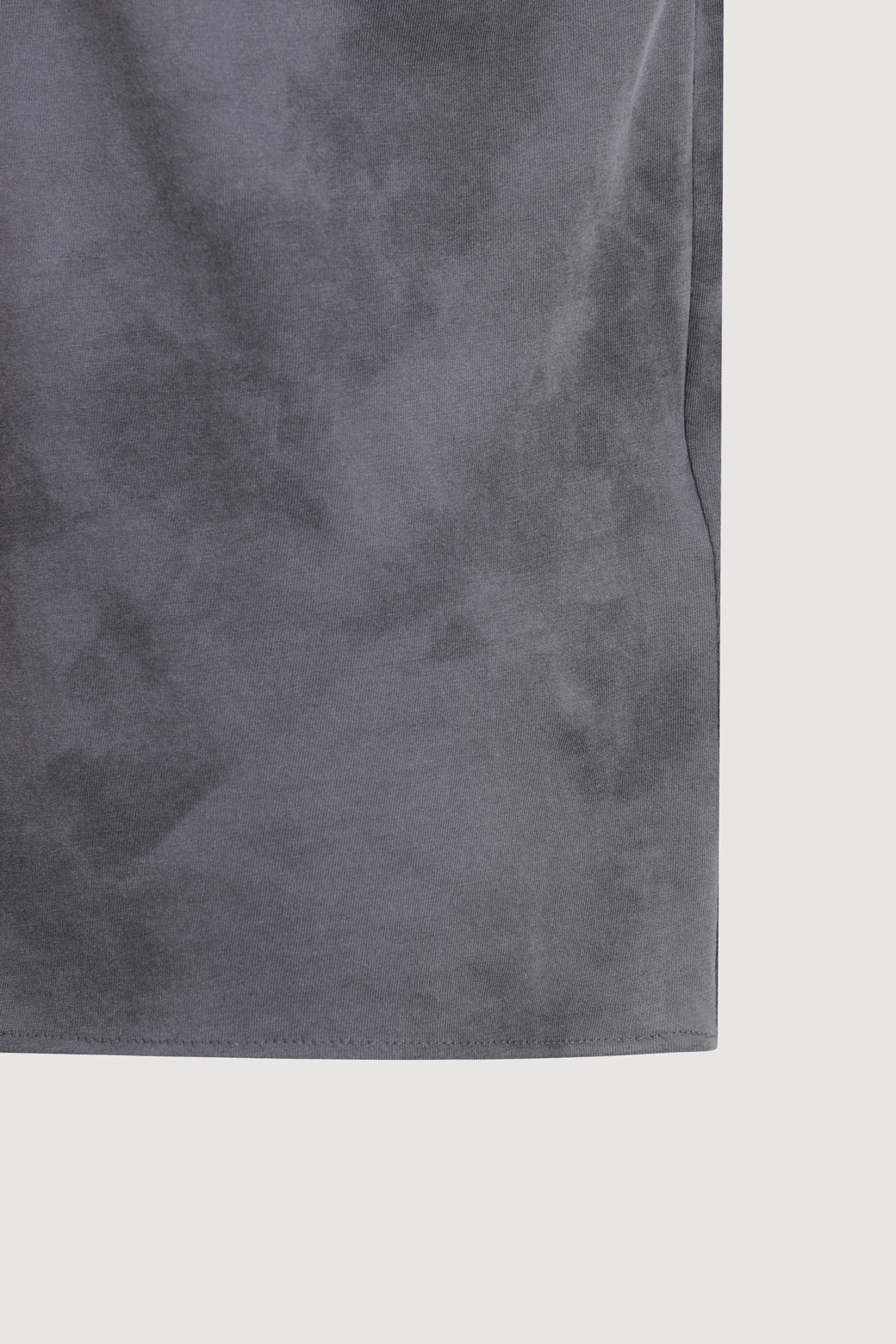 LUCKY CHOUETTE - 반소매 티셔츠 - Bustier Point Half Sleeve T-shirt (grey)