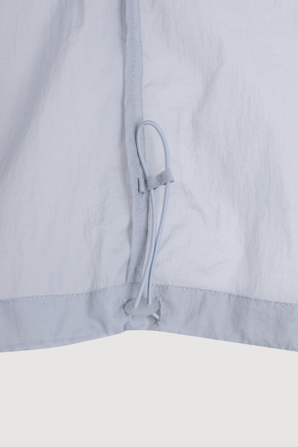 LUCKY CHOUETTE - 점퍼 - Chouetties by LUCKY CHOUETTE_Nylon Hood Jumper (light blue)