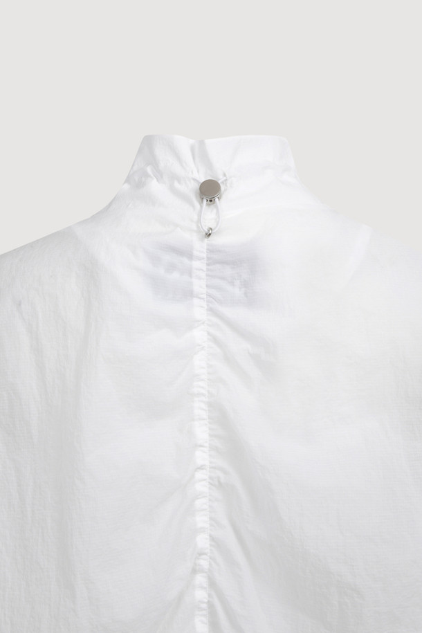 LUCKY CHOUETTE - 점퍼 - [Re-Order] Button Up Frill Jumper (white)