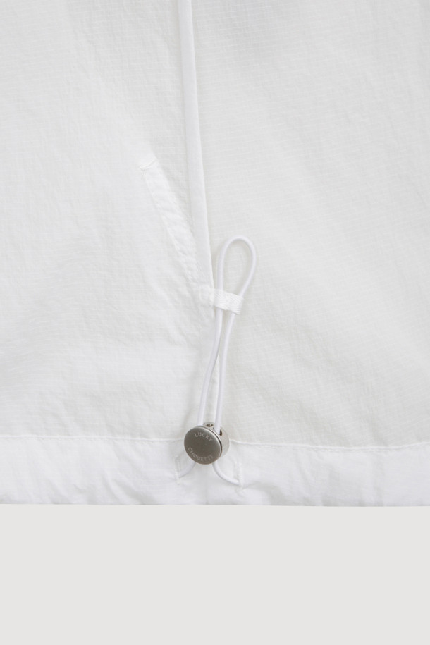 LUCKY CHOUETTE - 점퍼 - [Re-Order] Button Up Frill Jumper (white)