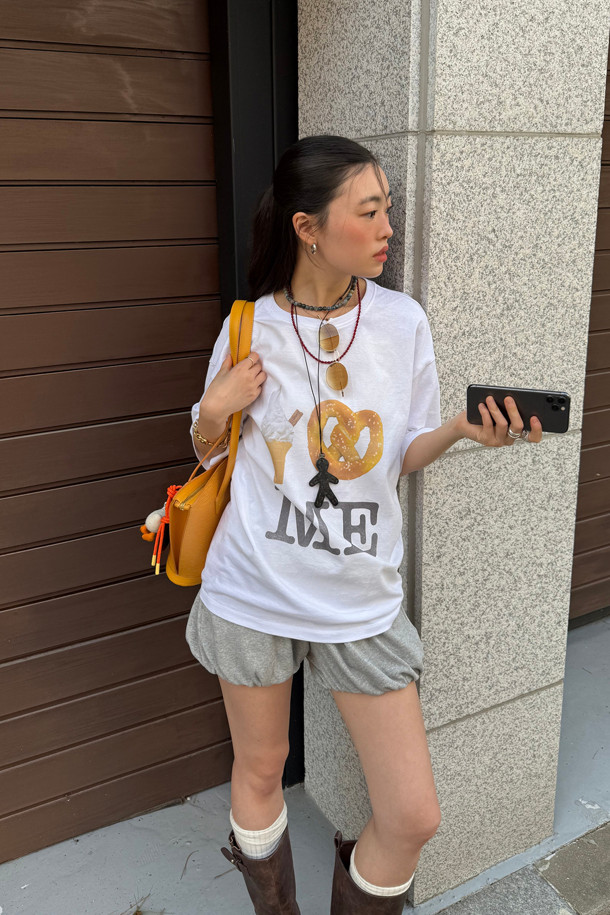 LUCKY CHOUETTE - 반소매 티셔츠 - Chouetties by LUCKY CHOUETTE_Graphic Half Sleeve T-shirt (white)
