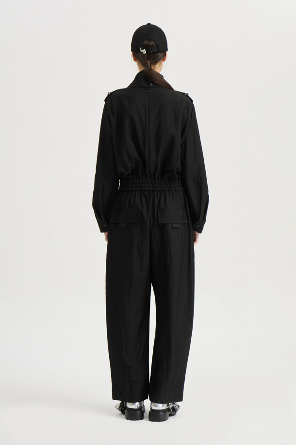 LUCKY CHOUETTE - 점프수트 - [Atelier] High Neck Jumpsuit (black)