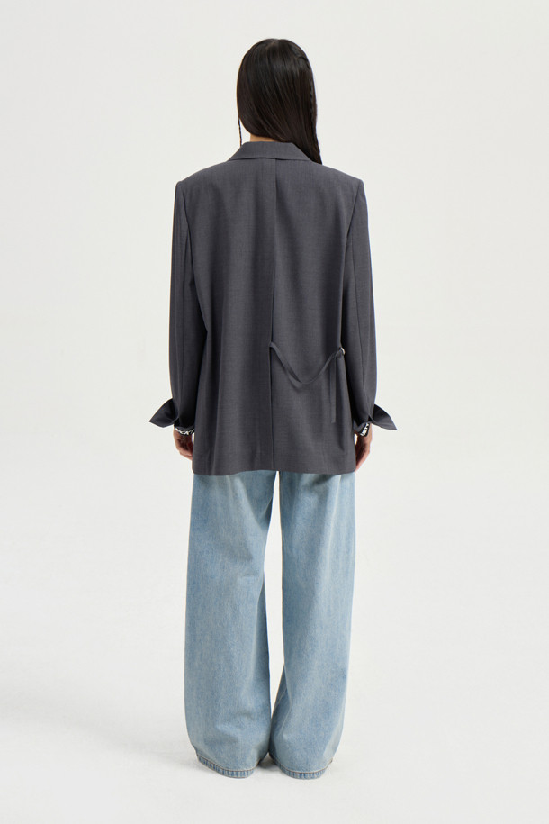 LUCKY CHOUETTE - 자켓 - [Re-Order] Pintuck Pocket Single Jacket